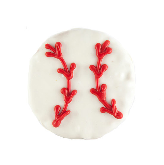 Baseball Shaped Dog Cookies