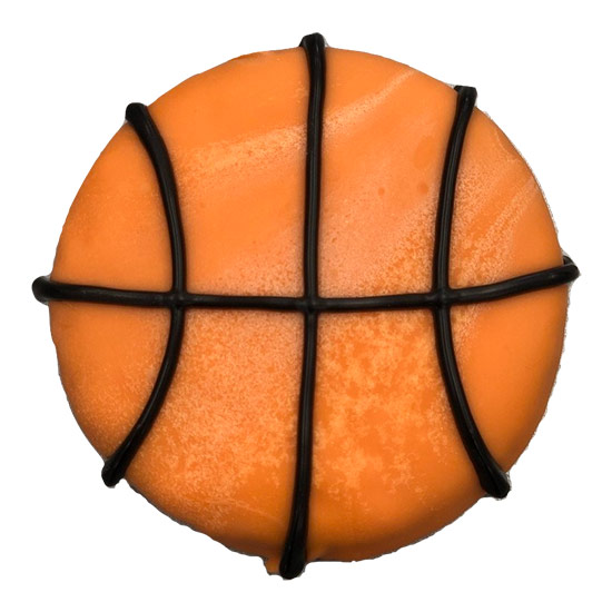 Basketball Shaped Dog Cookies