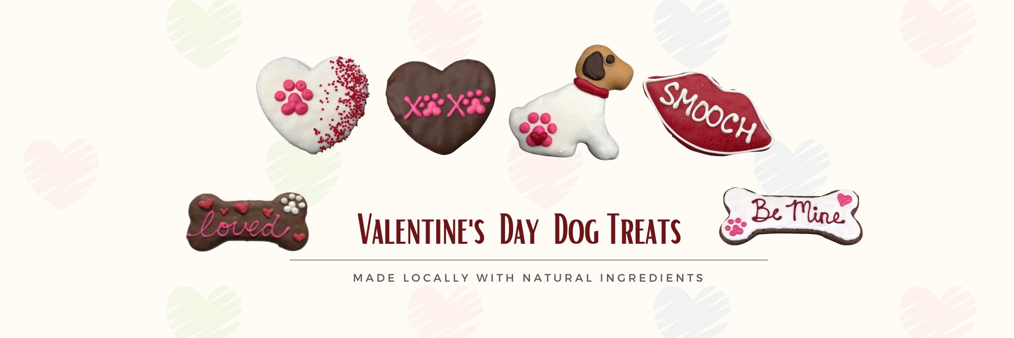 Valentines Dog Cookies & Treats